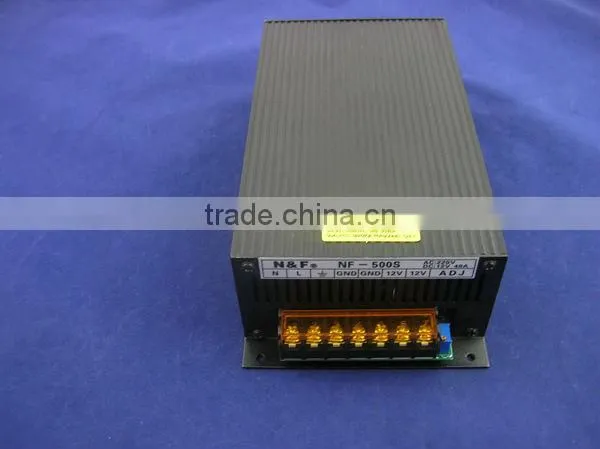500W 12V Switching Power Supply,12V 500W Switching Power Supply,Aluminum frame,CE apprived,DC12V40A