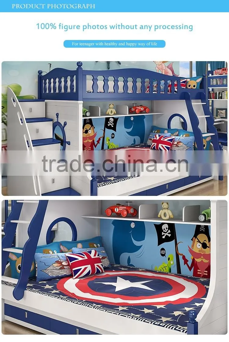 popular pull dow children bunk bed with queen size