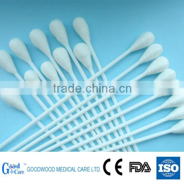 6" dispoasable medical cotton swab stick / cotton buds