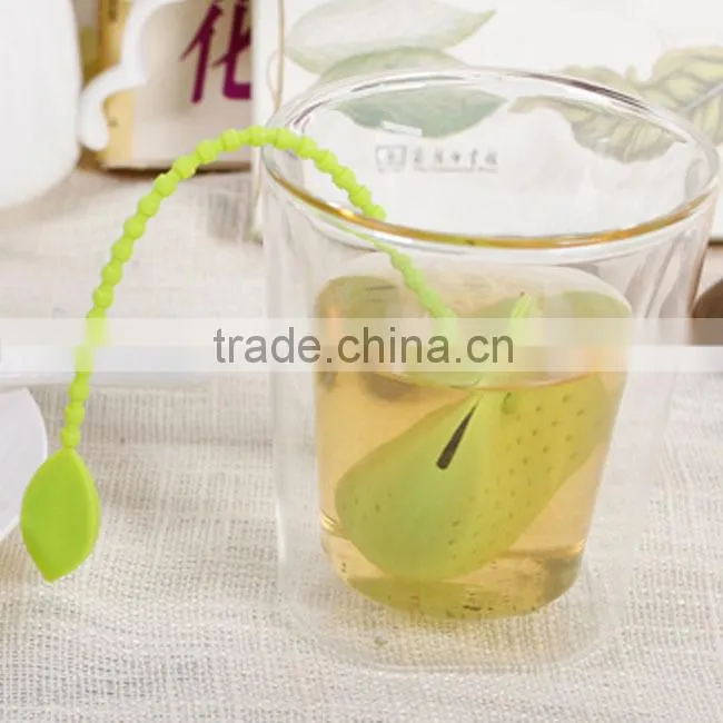 FDA stardand silicone tea bag strainer