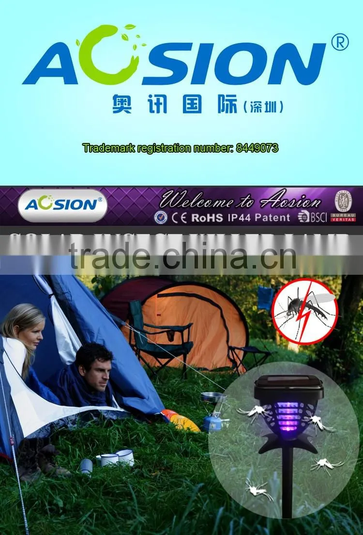 Aosion new production solar operation electric mosquito trap,mosquito kills device