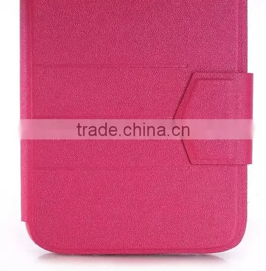Factory Wholesale Flip Stand Window PU Leather Case For Samsung Galaxy S6