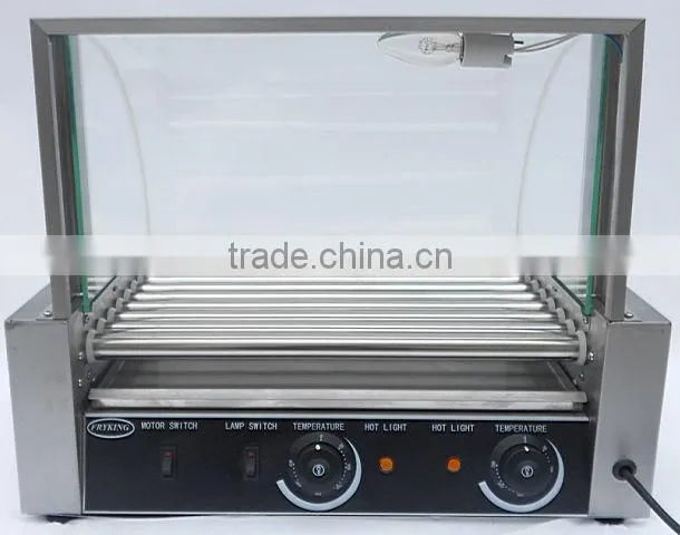 rolling hot dog grill