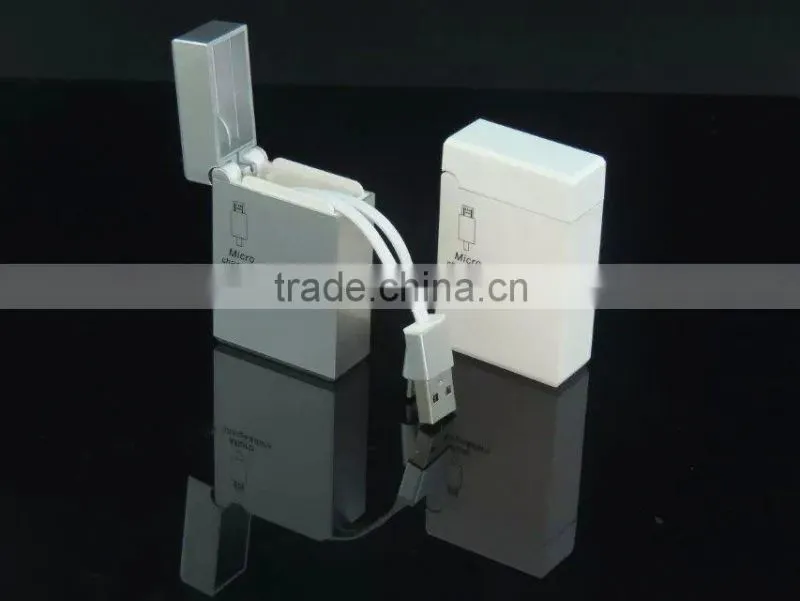 New Arrival Lighter Retractable USB Charger Cable,Micro USB Data Cable for Samsung,Huawei,HTC etc