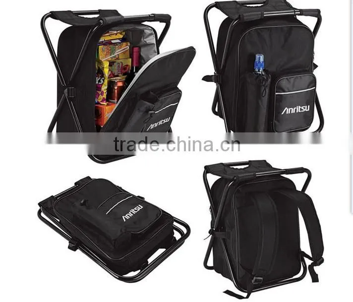 Travel Folding Beach Chair with Cooler Bag