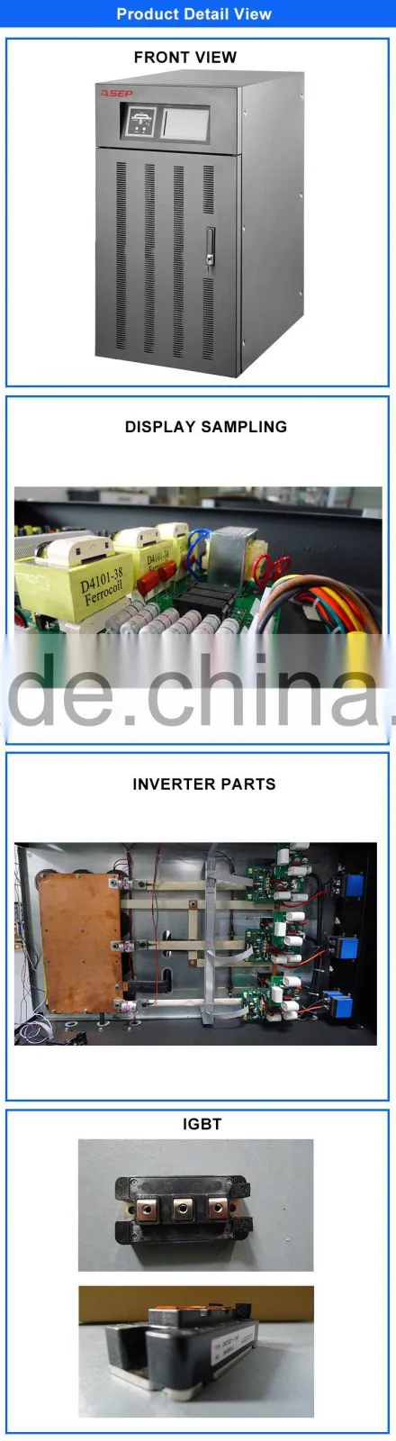 Hot selling over-heat design industrial ups