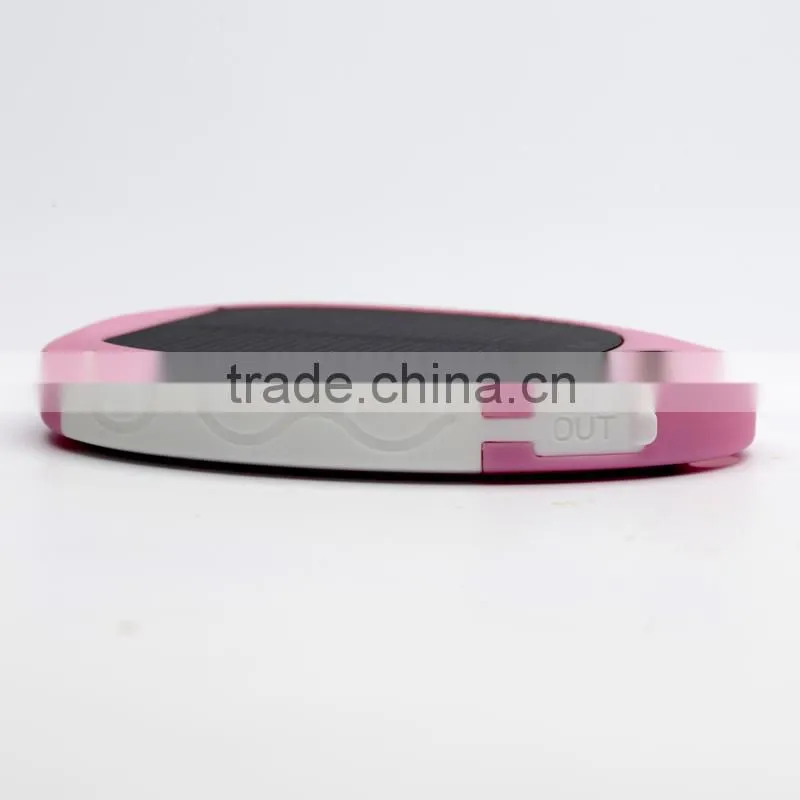 lovers gift solar power bank 3000mah