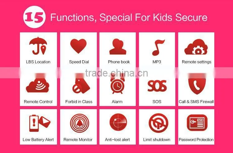 Hot sale kid mobile small safety tracker phone with geofence Q6 smart devices for kids