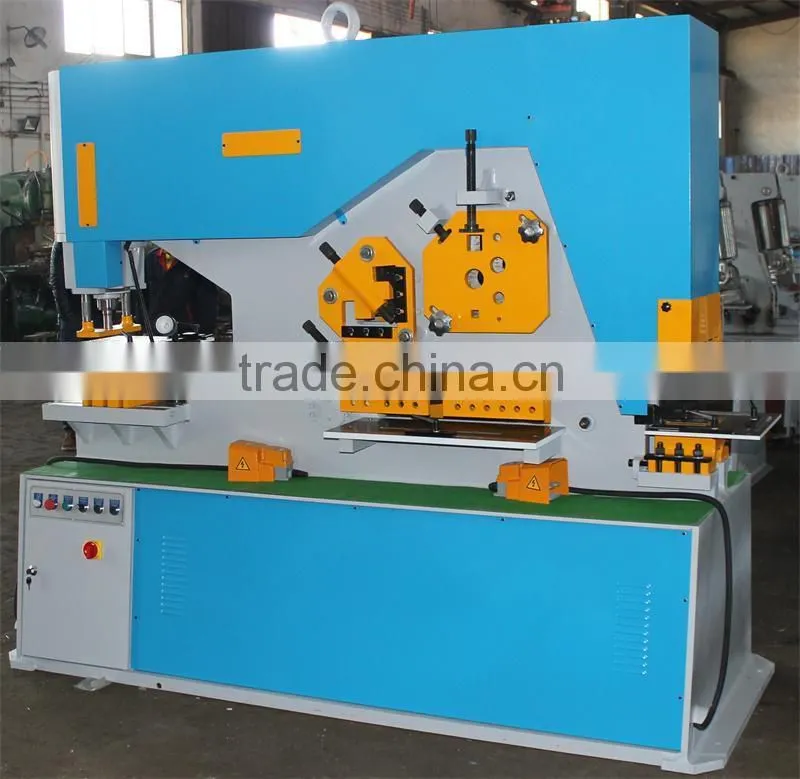 Q35Y hydraulic Metal Sheet Process Machine , Steel Facbricate Machine , Iron Rod Shearing Machine