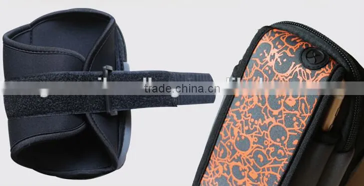 sport armband bag mobile phone arm case sport armband phone bag;polyester mobile phone arm bag for Iphone 4/5 or Samsung
