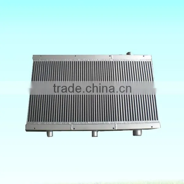 oil-free air compressor aluminum oil coolers hydraulic oil radiator heat exchanger
