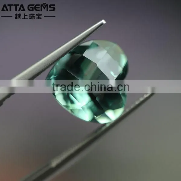 Large quartz crystals 14x14mm created green quartz synthetic crystal