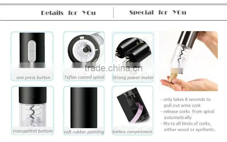 Deluxe 5 - Piece Automatic Wine Accessory Set