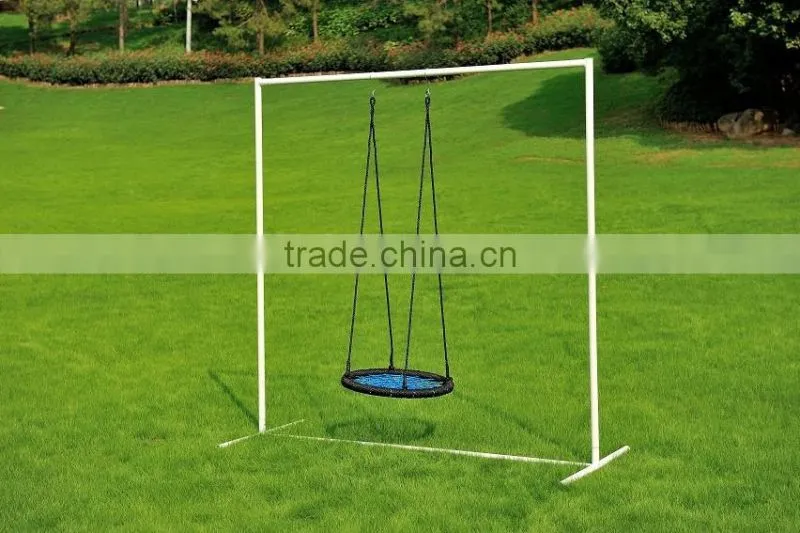 Comfortable grid outdoor and indoor swing