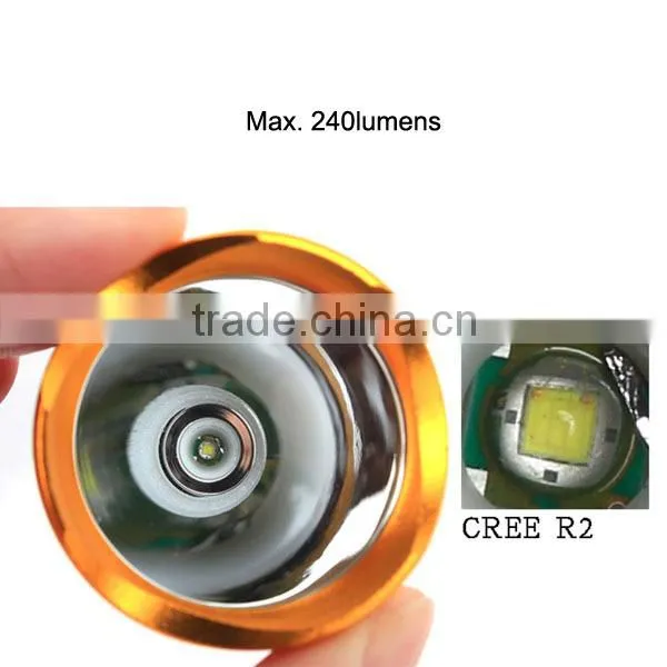 6614 Aluminum Rechargeable Output 18650 Emergency USB mobile Flashlight Power Bank
