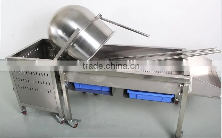 High production and various flavours ball shape popcorn machine