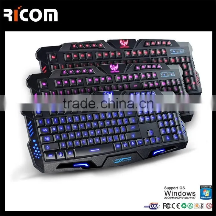 Original and Professional Ultra-thin Waterproof Gaming Keyboard and Mouse----LK611---shenzhen Ricom