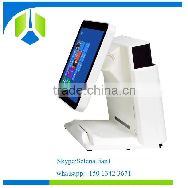 Hot selling 15 inch all in one Windows Touch screen Pos for restaurant online ordering system-----Gc066