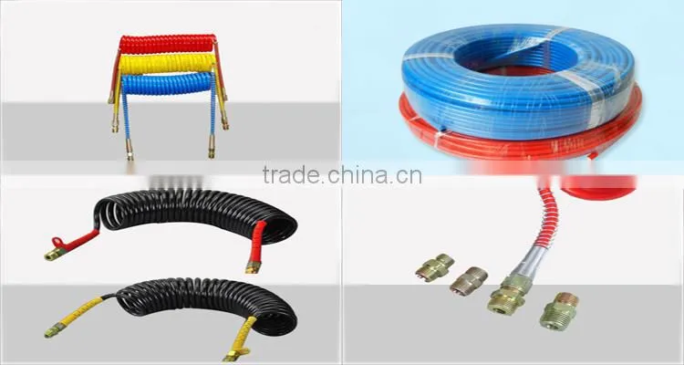 Pneumatic PA coiled air brake hose