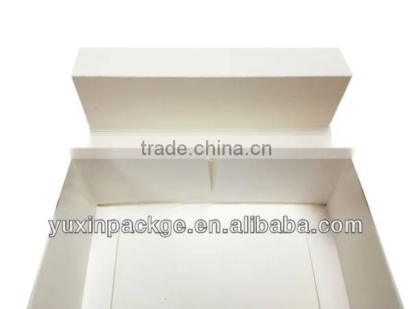 2013 new design folding gift paper packing box with paper tray insert