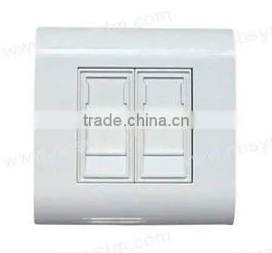 Dual-port surface box with shutter