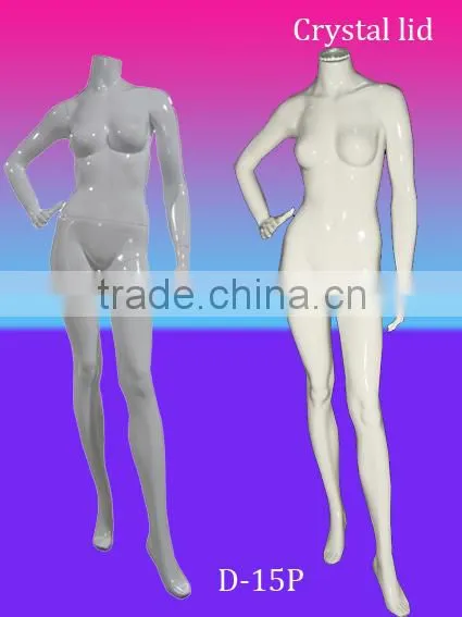 Headless white mannequin