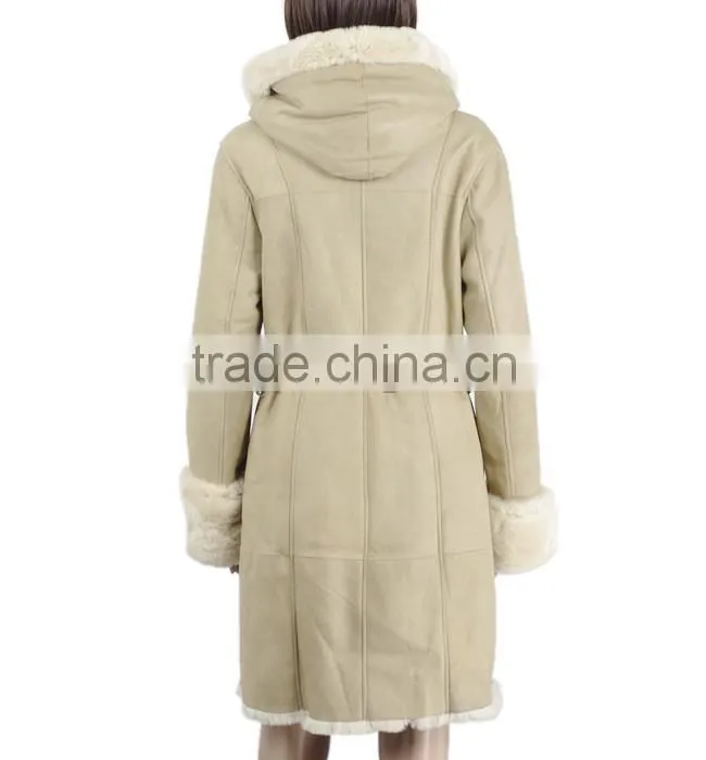 Women fashion double face rabbitskin leather coat rabbit fur wholesale fur coats KZ150101