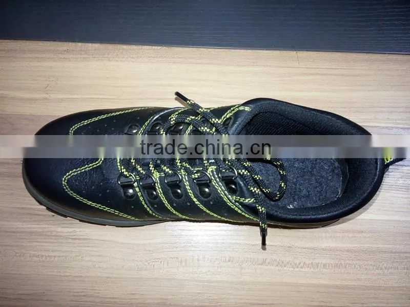 Hot selling Genuine Leather steel toe cap safety shoes