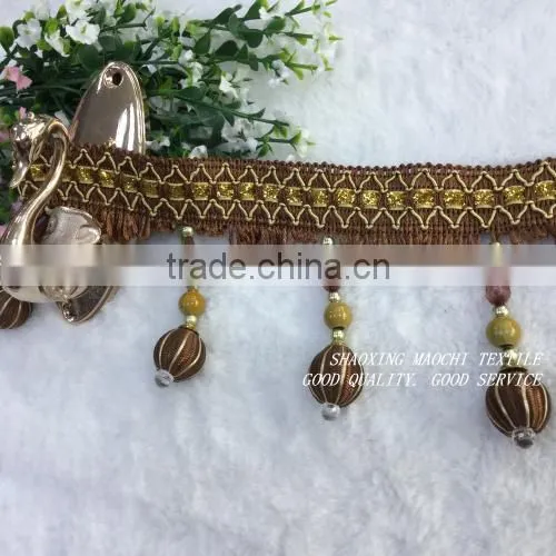 wholesale curtain tassel fringes for home textile accessory