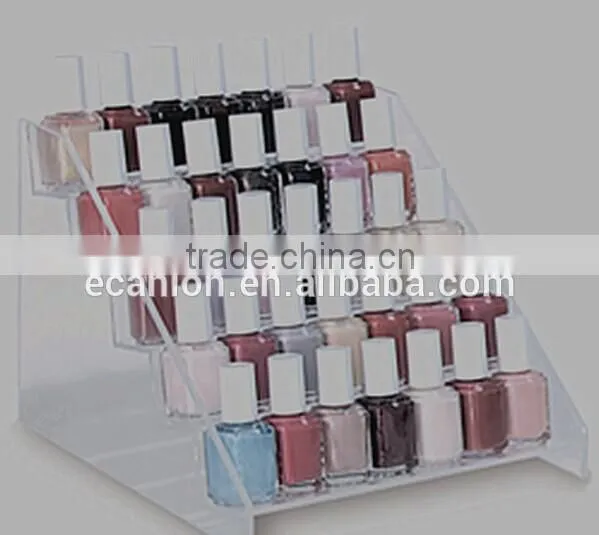Lucite Acrylic Bottle Display Rack Cosmetic Bottle Organizer