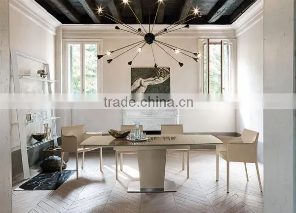 DT-4062 folding with high gloss dining table