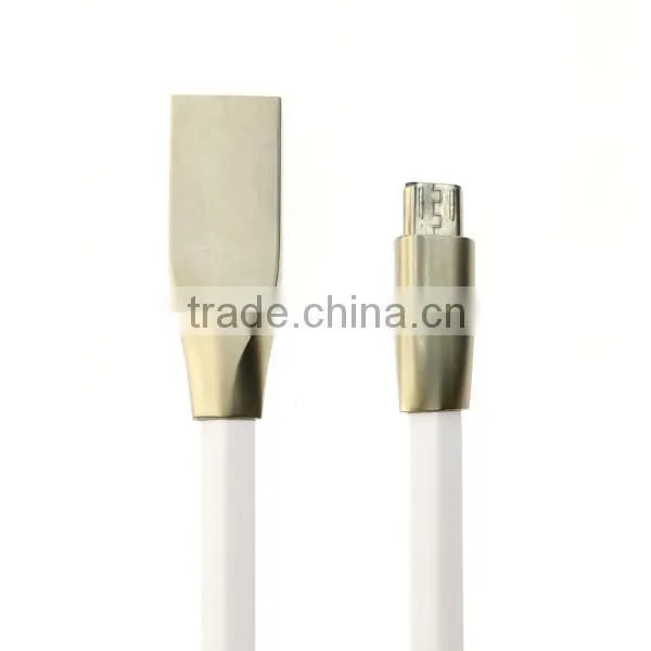 Nylon braided usb cable 1m with both charger and sync data