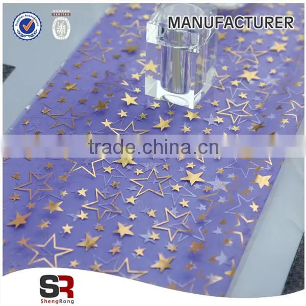 Home,Hotel,Outdoor,Party Use and Plain Dyed Pattern Peva Tablecloth
