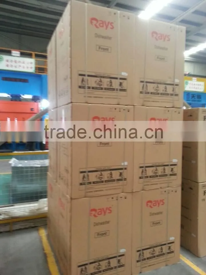 Automatic vertical front loading freestanding dish washing machine with LED display