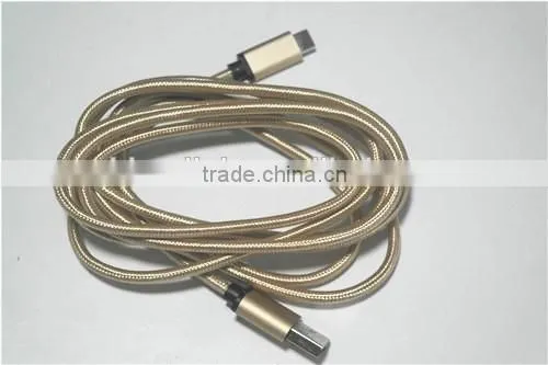 6 Feet / 2 Meter USB Type C Nylon Braided Cable for Apple New Macbook, ChromeBook Pixel and