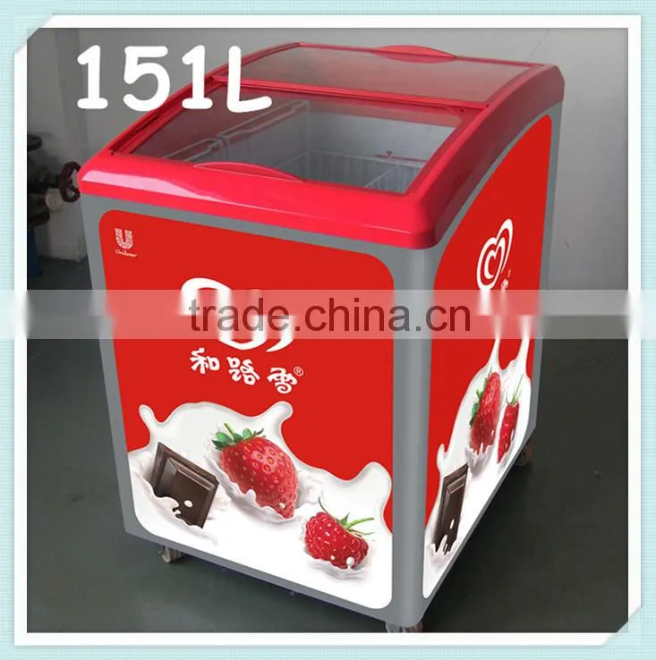 Best Sale Sliding Glass Door Chest Freezer Commercial Freezer Chest Freezer