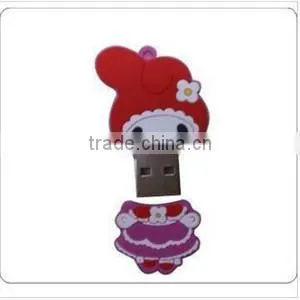 2014 custom soft PVC /silicone /rubber USB flash drive cover with all kinds of animal shapes