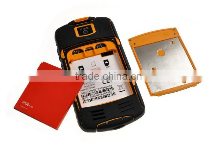 Waterproof No.1 X1 5 inch Android 4.4 MTK6582 Quad Core IP68 celular Phone