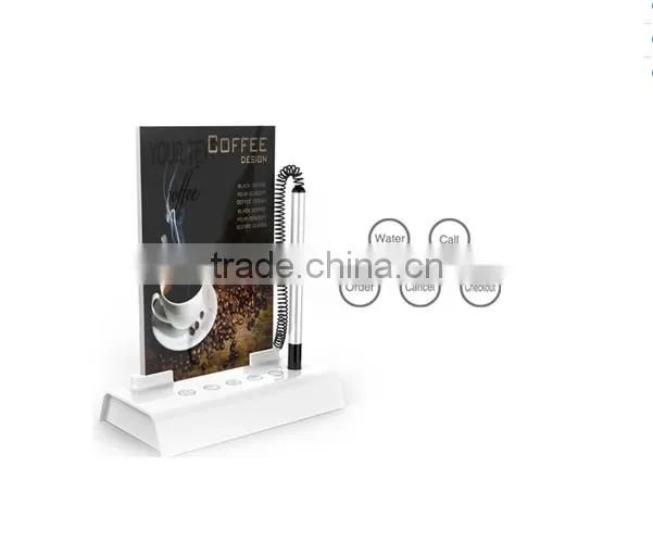 New model restaurant service table calling system waiter call button /Multi-function touch calling table card