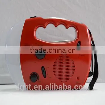 Made in China plastic ABS saving Cheap dynamo radio hand dynamo torch