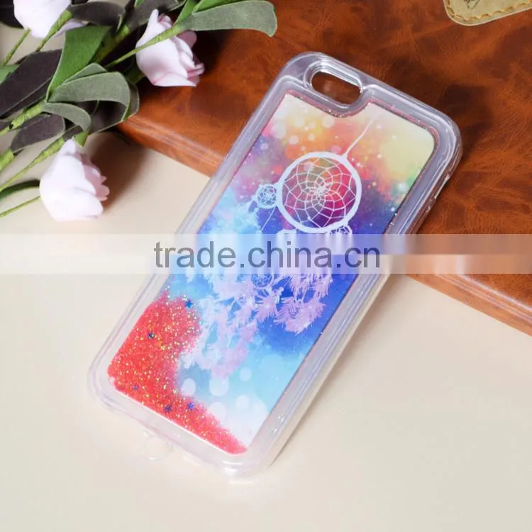 2016 fashionable liquid clear tpu case for iPhone6