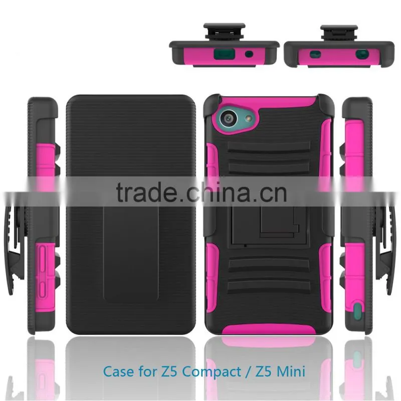 New arrival Fashion Hard Future Armor Impact Hybrid Hard Case Cover case for sony xperia z5 compact alibaba china