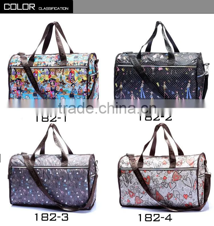 vivisecre New travel product nylon cartoon luggage travel bag online