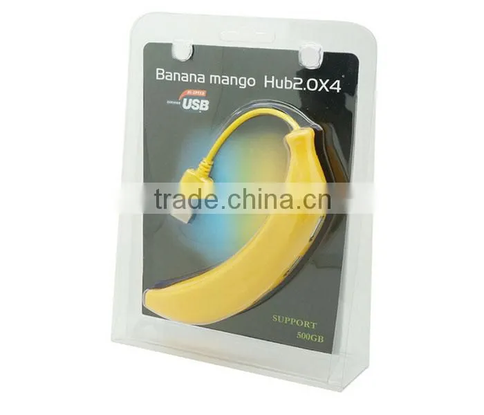 Banana Shaped Cute USB 2.0 Hub with 4 Ports