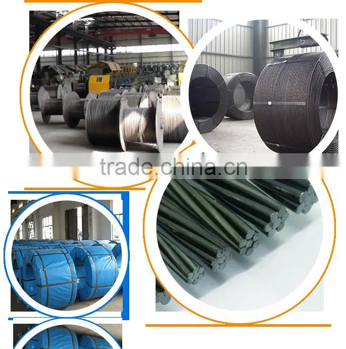LQM manufactured prestress steel strand