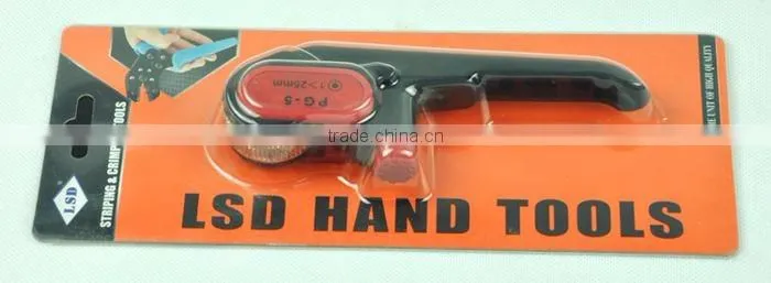 LSDHigh Quality PG-5 Circle Cable Stripping Tool, cable skinning tool Ratchet wire stripper Cable Stripper