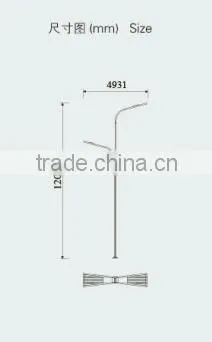 2015 best sale IP65 Newly Designed Solar Powered Street Lights Die-casting Aluminum Alloy LED-J1305 Solar Lights