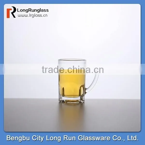 LongRun 113ml high white special design shot drinking glass with handle