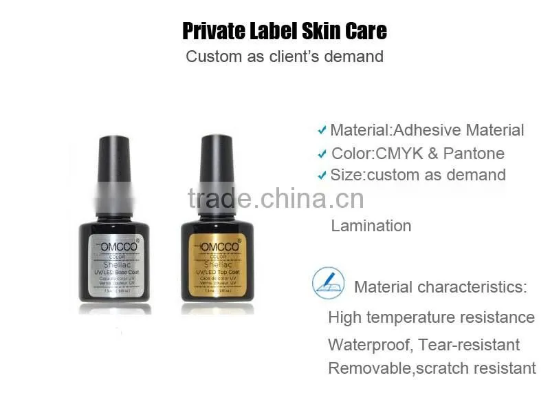OEM Silver Sticker Cosmetic Private Label Skin Care Manufacturer China