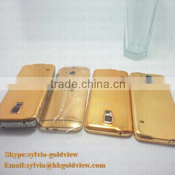 Gold Housing for HTC M8,for HTC One M8 back cover with high quality,Housing for HTC M8 phone ,for HTC One M8 32gb back cover